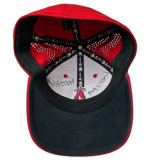 Los Angeles Angels Baseball‎ Hat Cap Unisex S/M Red Fitted Hat TeamMLB OC… - Picture 4 of 8